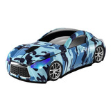 Mouse Inalambrico Cool Sport Car Usb Camuflado Azul