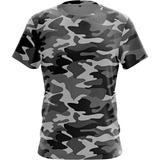 Remera Camuflada Malvinas Tactica Nautica Militar Gris D3