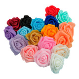 Rosas De Goma Eva X100u. Artificial Flores Grande Souvenir