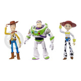 Kit C/3 Bonecos Disney Pixar Toy Story 30 Cm Mattel
