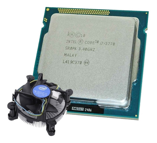  Processador Intel Core I7 3770 Max 3.9ghz + Cooler Lga 1155