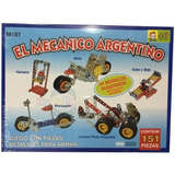 El Mecanico Argentino Todo Metal 151 Pz.t/ Mecano Para Armar