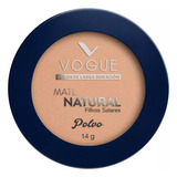 Vogue Polvo Compacto Natural Mate Canela 14gr