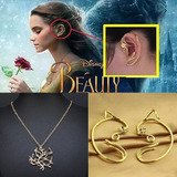 Collar Y 2 Pendientes Emma Watson Bella Y La Bestia