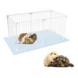 Cercadinho Para Hamster Cercado 30x60 Malha Fina 2,5cm Soft Cor Tela Preta E Soft Fêmea