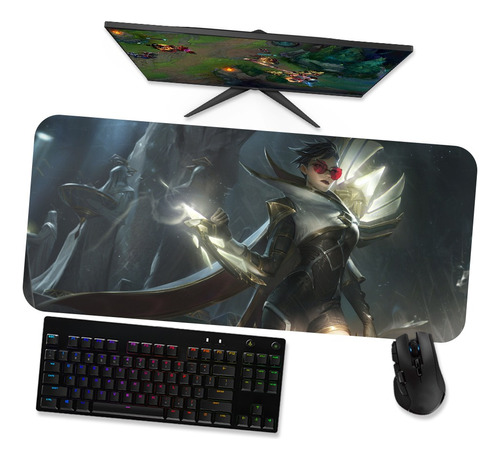 Mousepad Gamer Grande 90x40 Cm -vayne Sentinela