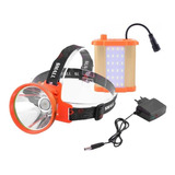 Foco De Caza Lampara Minera Foco Led 500w 300 Mts Alcance Color Naranja