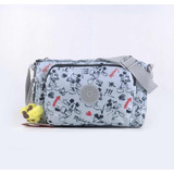 Cartera Bandolera Kipling Gris Perla Mickey Mouse Modelo S