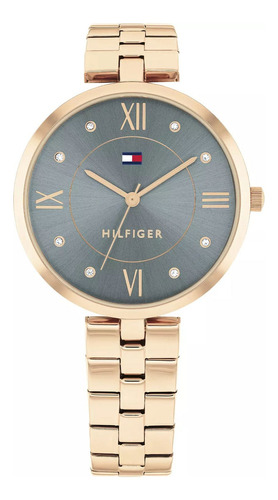 Reloj Tommy Hilfiger Para Mujer De Acero Rosa Gold 1782686