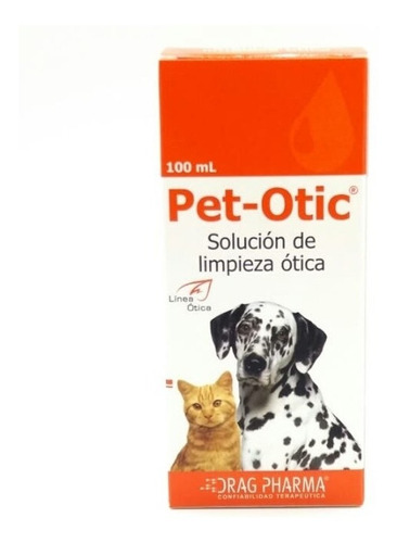 Pet-otic Limpiador Ótico 100 Ml Perro Y Gatos