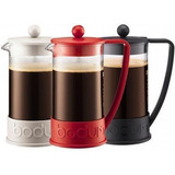 Cafetera Bodum Brazil 8 Tazas 1 Litro Embolo Negro