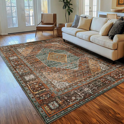 90x150cm Alfombra Decorativa Rojo, Adecuada Para Sala De Estar Y Dormitorio, Alfombra De Decoración Moderna Para El... 1.5 M Rojo Ladrillo