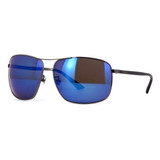 Gucci Gg0065sk 003 Aviador Azul Plateado