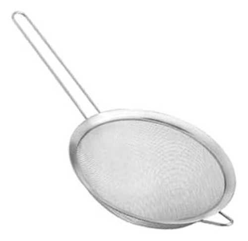 Peneira De Inox Grande 20cm Coar Polvilhar Escorrer Cozinha