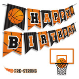 Baloncesto Feliz Cumpleaños Banner Slam Dunk Decoración De L