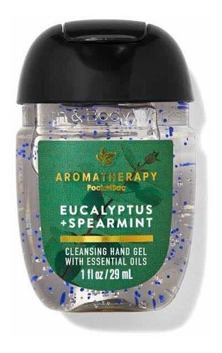 Bath And Body Works 1 Gel Antibacterial Pocketbac Sanitizer Fragancia Aromatherapy Eucalyptus + Spearmint