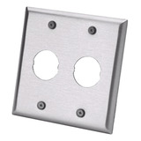 Placa De Pared Doble Industrialnet, Para 2 Conectores