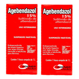 Kit 2 Agebendazol 15% Sulfóxido D Albendazol 1l Agener União