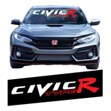 Calcomanias Stickers Parabrisas Auto Coche Civic Honda