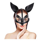 Máscara De Cuero Para Mujer,halloween,zorro,gato
