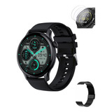 Smart Watch Dt 4 Mate Black C/ 2 Mallas + Vidrio Protector