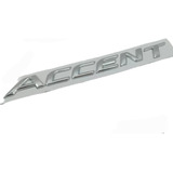 Emblema Accent Hyundai Letra Insignia Logotipo Autoadhesivo