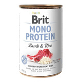 6 Latas Brit Care Mono Protein Lamd/rice  400gm Envio Gratis