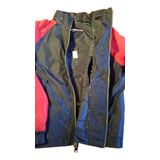 Campera Hombre Tommy  M Impermeable Azul-rojo -blanco