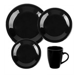 Juego De Platos X8 Piezas Cerámica Playo Hondo Postre Taza