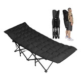 Catre Plegable Camping Adulto 205kg, Cama Ligera Bolsa Trans