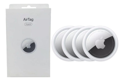 Airtag Apple Rastreador - Kit 4 Unidades Cor Branco Original