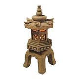 Diseño Toscano Sagrada Pagoda Linterna Estatua Asiatica Ja