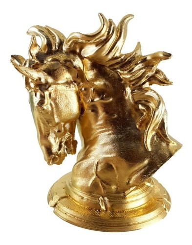 Cavalo Busto Decoração Luxo Sala Estátua Enfeite  Envio 24hr