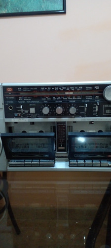 Radio Doble Cassettera Con Am/fm