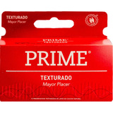 Preservativo Prime Texturado De Látex Mayor Placer X 12 U
