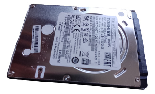 Hdd Interno 2.5  Toshiba 1tb