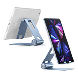 Soporte Porta Tablet iPad Celular Aluminio Satechi Azul Blue