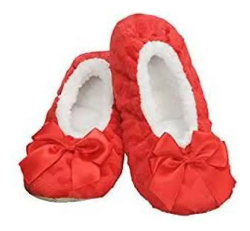 Snoozies Pantuflas Bailarina, Tipo Calcetín Suaves Unisex