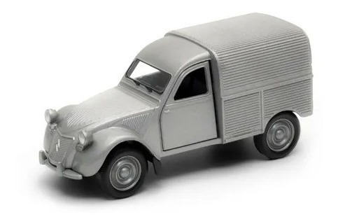 Welly Citroen 2cv Furgonnette Escala 1:34 Pull Back