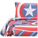 Cubrelecho Capitán América - Cama Sencilla - Original Marvel