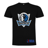 Polera Nba Mavericks Dallas Algodon Colores Pow Club