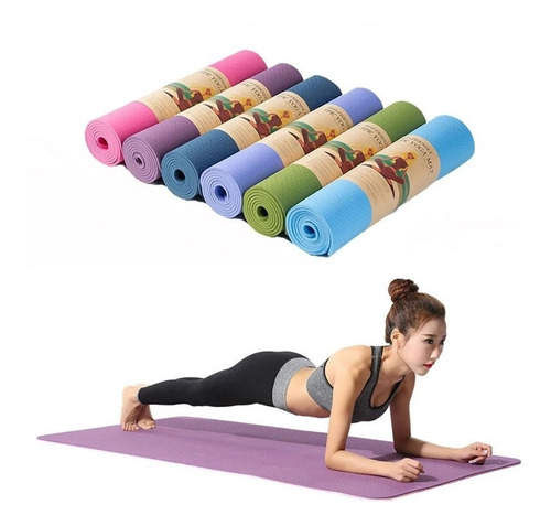 Mat Colchoneta Yoga Pilates Fitness Gym