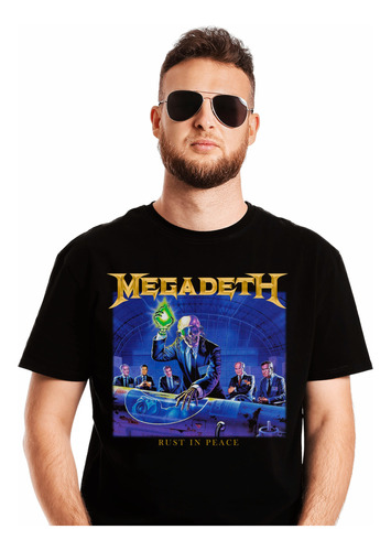 Polera Megadeth Rust In Peace Metal Abominatron