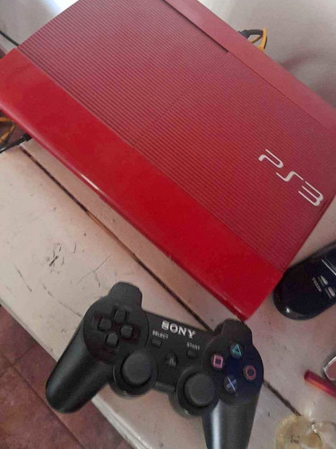 Playstation 3 Superslim 500gb Color Rojo