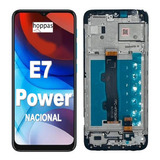 Display Tela Touch Frontal Para Moto E7 Power C/aro Nacional