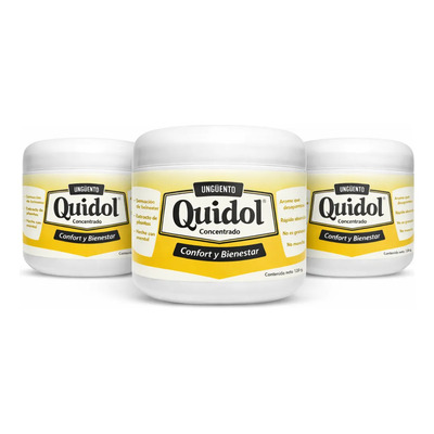 3 Quidol 120g Pomada Extrafuerte, Efecto Térmico Relajante | Meses sin interés
