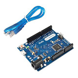 Solu Leonardo Con Cabezales Para Arduino + Cable Usb Gratis/