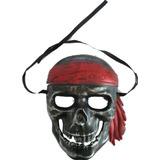 Mascara Esqueleto Pirata Disfraz Fiesta Halloween 