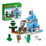 Lego Minecraft The Frozen Peaks 21243, Set Cave Mountain W