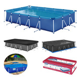 Kit Piscina 10.000 Litros Estrutural + Capa + Forro